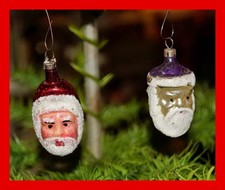 2 Heads Santa Claus around 1940/50  2472 