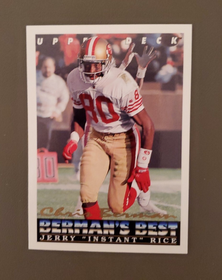 Jerry Rice 1993 Upper Deck #433 Berman's Best