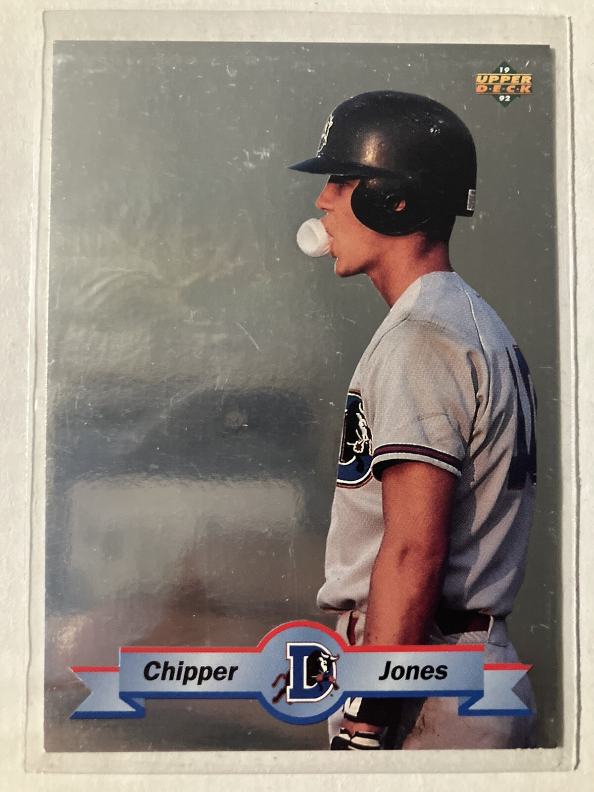 1992 upper deck minor league top prospects chipper jones tp3 hof ebay