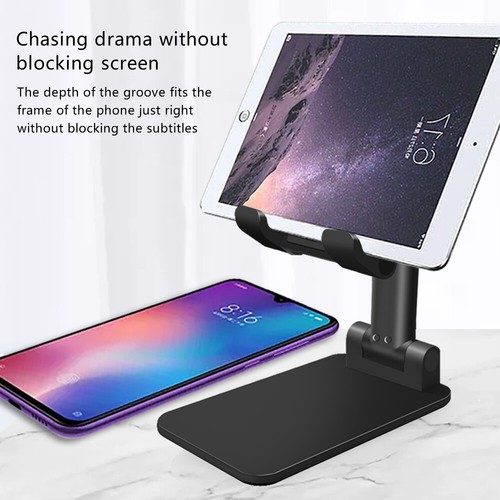 Support de tablette universel réglable support de bureau support pour téléphone portable iPad onglet - Photo 5 sur 26