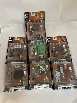 2005 Palisades Toys THE X FILES PALZ Series 1 - SET Of 7 - RARE - NEW Sealed