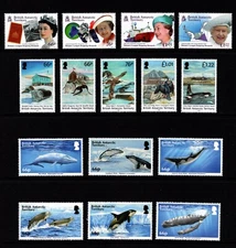 BRITISH ANTARCTIC TERRITORY  2015 COMPLETE YEAR SET:  4 SETS   MNH