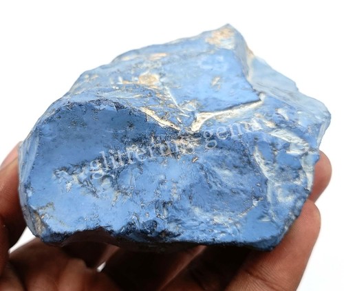Australia Sky-Blue Opal 1700 Ct Certified Natural Uncut Rough Loose Gemstone 25F - Picture 9 of 9