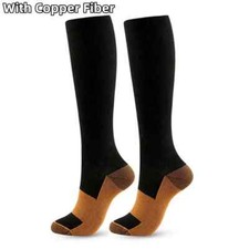 Compression Knee High Socks for Women  Men Relieve Pain, Anti-Fatigue - 1 Pair