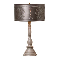 Davenport Lamp in Earl Gray with Shade