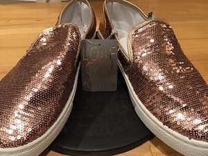 rose gold color shoes