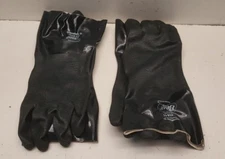 Lot of 2 Pairs New Showa Best 3414 Chemical Resistant Gloves Size 11