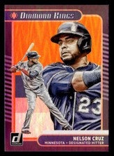 2021 Donruss #6 Nelson Cruz Holo Orange Card Minnesota Twins