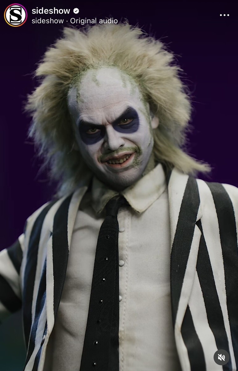 1/6 Beetlejuice VERSION 2 With New Headsculpt By Sideshow 1/6 Beetlejuice VERSION 2 With New Headsculpt By Sideshow