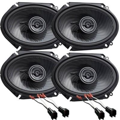Kenwood KFC-C6896PS 360W Peak 6''x8'' Front/Rear speakers for 1999-2014 Ford F-150
