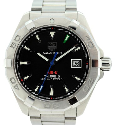 時計 TAG Heuer Aquaracer AIR-K Calibre 5 Men's 41mm Tag Heuer Aquaracer Air-K Auto Watch LE 50/50 2 Straps