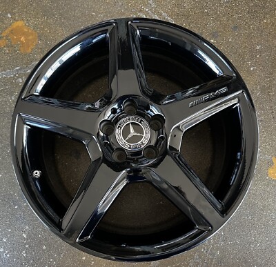【Mercedes-AMG 18インチアルミホイール】265/35R18 MERCEDES 18” AMG GENUINE STAGGERED BLACK WHEELS- E350-550-E63 w211