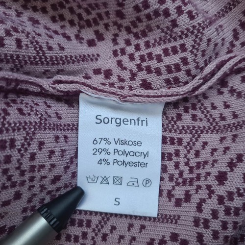 Neu Sorgenfri Damen Textil Lange Jacke mit Kapuze Größe S Strickjacke Schwere... - Bild 12 von 17