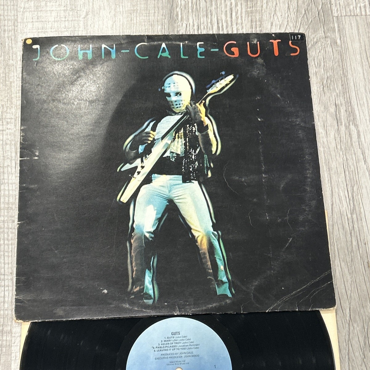 John Cale Guts Vinyl LP Record Island Records Ltd. 1977 Pressing