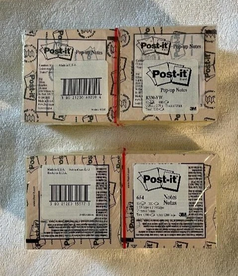 Post-it® Notes Pop Up Accordion 3"x3" # R330 and 3"x3" #654 Regular, 12 pads - Image 2 of 2