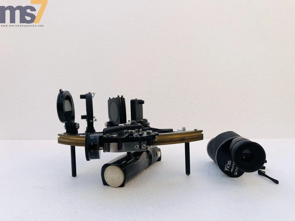 TAMAYA MS-633 MICRÓMETRO MARINO SEXTANTE INSTRUMENTO DE NAVEGACIÓN NÁUTICA #2 Foto 4 de 4