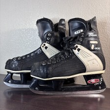 Vintage CCM 595 Black Tacks Pro Lite 3 Ice Hockey Skates Size 287