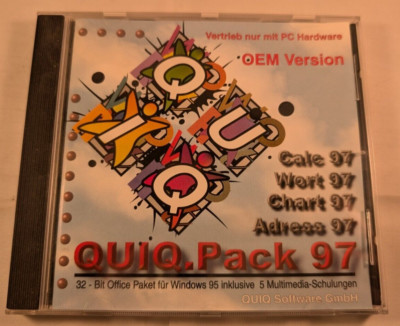 QUIQ.Pack 97 Oem Version CALC WORT CHART ADRESS