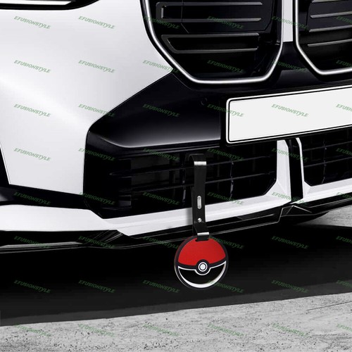 Anillo Anime Poke Ball JDM Tsurikawa Metro Tren Autobús Coche Manija Correa - PVC Negro - Imagen 5 de 6