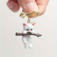 Cute Kitten Cartoon Brooch Badge Men and Women Backpack Clothing Decoration