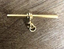 OFF SET good quality gold plated t bar for pocket watch chain necklace fob