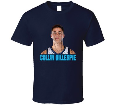 Collin Gillespie Villanova College Basketball Distressed Image Fan T Shirt