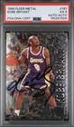 1996 Fleer Metal Kobe Bryant Signed Rookie RC PSA 5 Authentic #181 LA Lakers