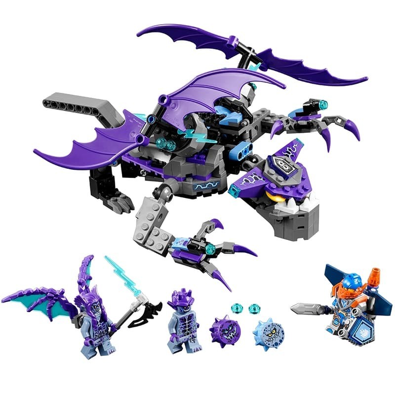 LEGO NEXO KNIGHTS: 100% complete The Heligoyle (70353) with manual & minifigs