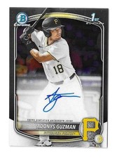 2025 Bowman Draft Adonys Guzman Chrome 1st Prospect Auto ~ #CPA-AG Pirates