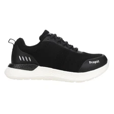 Propet B10 Usher Lace Up  Mens Black Sneakers Casual Shoes MAB012M-001