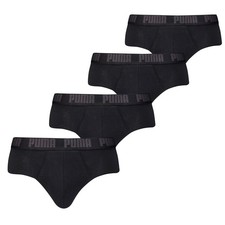 Puma Men's Slips, 4 Pack - Basic Brief ECOM, Cotton Stretch, Everyday
