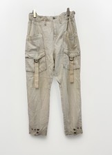 We the Free People Cargo Utility Pants in Ivory Size Small