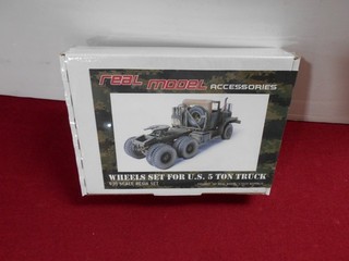 Real Model Resin Wheel Set For US 5 Ton Truck 1/35 SEALED
