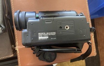 SONY VIDEO 8 CAMERA RECORDER CCD-TR55 W CASE INSTRUCTIONS BATTERY