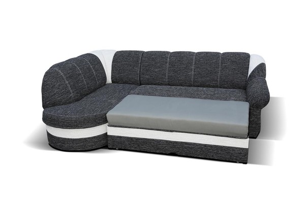 Schlafsofa Ecksofa Sofa Couch Polster Eck Garnitur Sitz Sofas Textil Couchen Neu-image