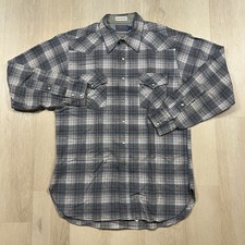 Vintage Pendleton High Grade Western Wear Pearl Snap Shirt Men's Large Long