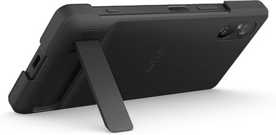 Original Sony Xperia 5 V Style Stand Cover XQZ-CBDE/BGENG schwarz OVP