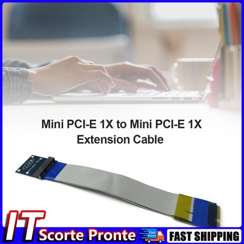 Cavo di prolunga PCI Express Riser Card Extender Mini PCIe da 1X a 1X Hot