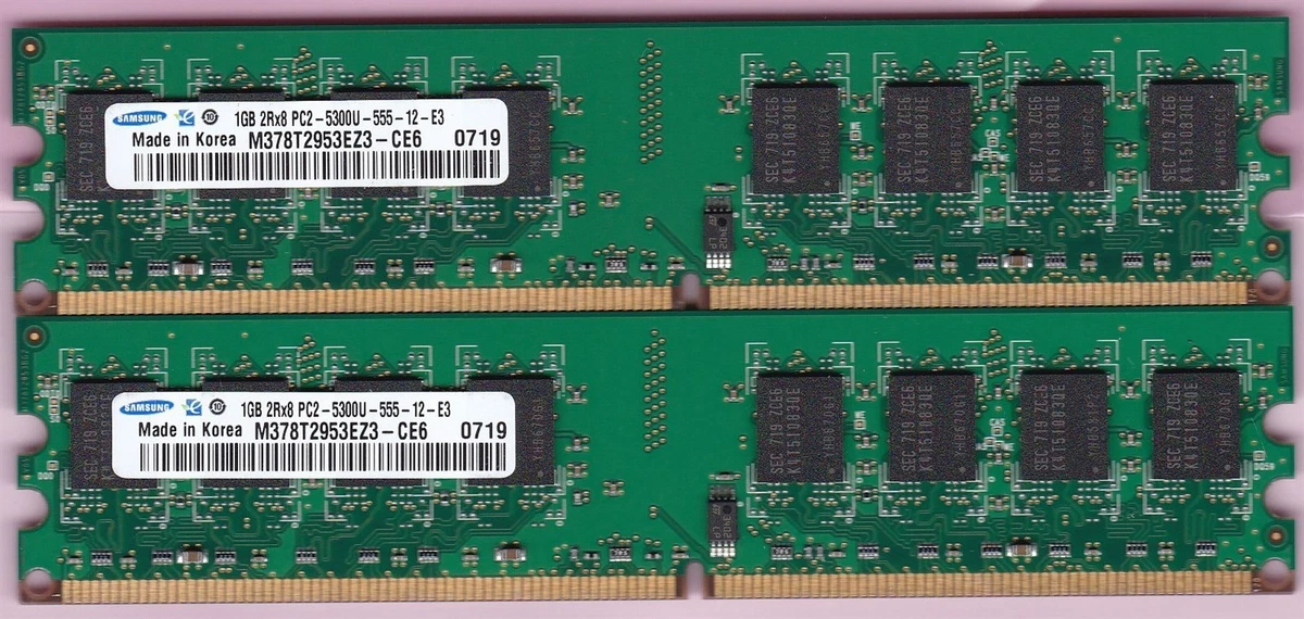 Las mejores ofertas en Samsung 1 GB PC2-5300 DDR2-667 memoria de
