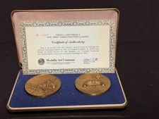 Medallic Art Co NASA 1976 Viking I & II Mars Landers Commemorative Bronze Medals