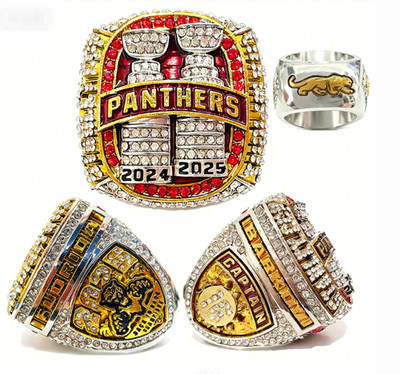 2025 NEW NHL Panthers Ring Florida #BARKOV 16 Size 9-11-13