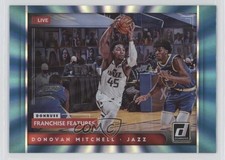 2021 Panini Donruss Franchise Features Holo Teal Laser Donovan Mitchell #30 oh4