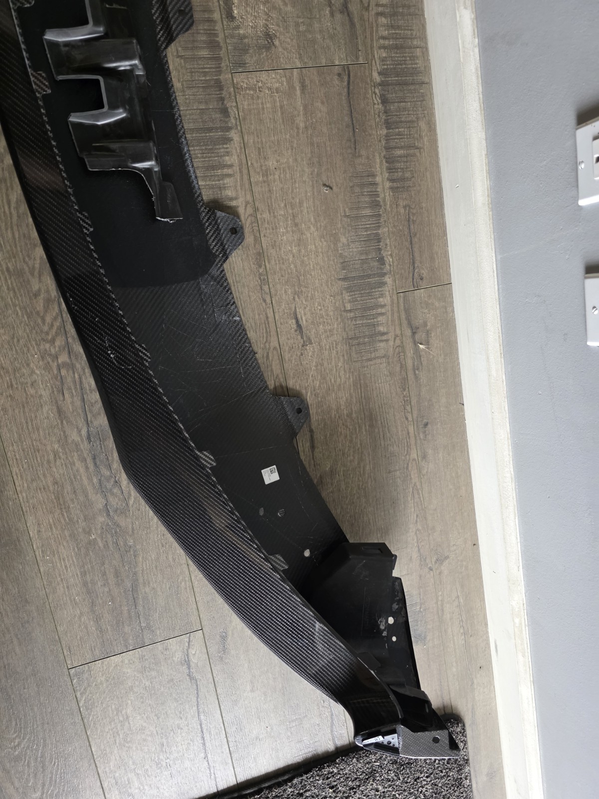 ASTON MARTIN DBX 707 DBX707 FRONT BUMPER SPLITTER CARBON SPOILER OEM py83-218b45