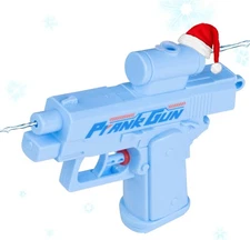 Prank Water Gun, Two-Way Pranks Battle Waters Guns Blue 