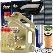 INSPEKTIONSPAKET FILTERSET passend f�r BMW X5 E70 X6 E71+CASTROL EDGE M 5W30 �L