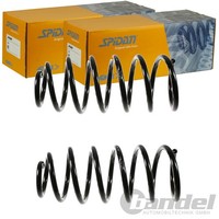 2X Spidan Fahrwerksfedern Satz Vorne Passend FÜR Seat Toledo Vw Golf Polo