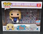 Funko Pop 'Television' JAN BRADY & GEORGE GLASS 2-Pack NRFB Bunch 2018 Fall Conv