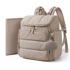 Diaper Bag Backpack, Baby Bag with Waterproof Changing Pad and Stroller Strap...