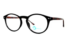NEW MODERN OPTICAL LUNAR BLACK TORTOISE AUTHENTIC EYEGLASSES FRAMES 49-19-145MM