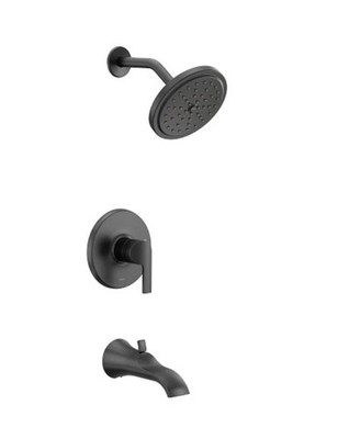 MOEN UTS2203EPBL DOUX M-CORE Tub Shower Faucet Trim in Matte Black